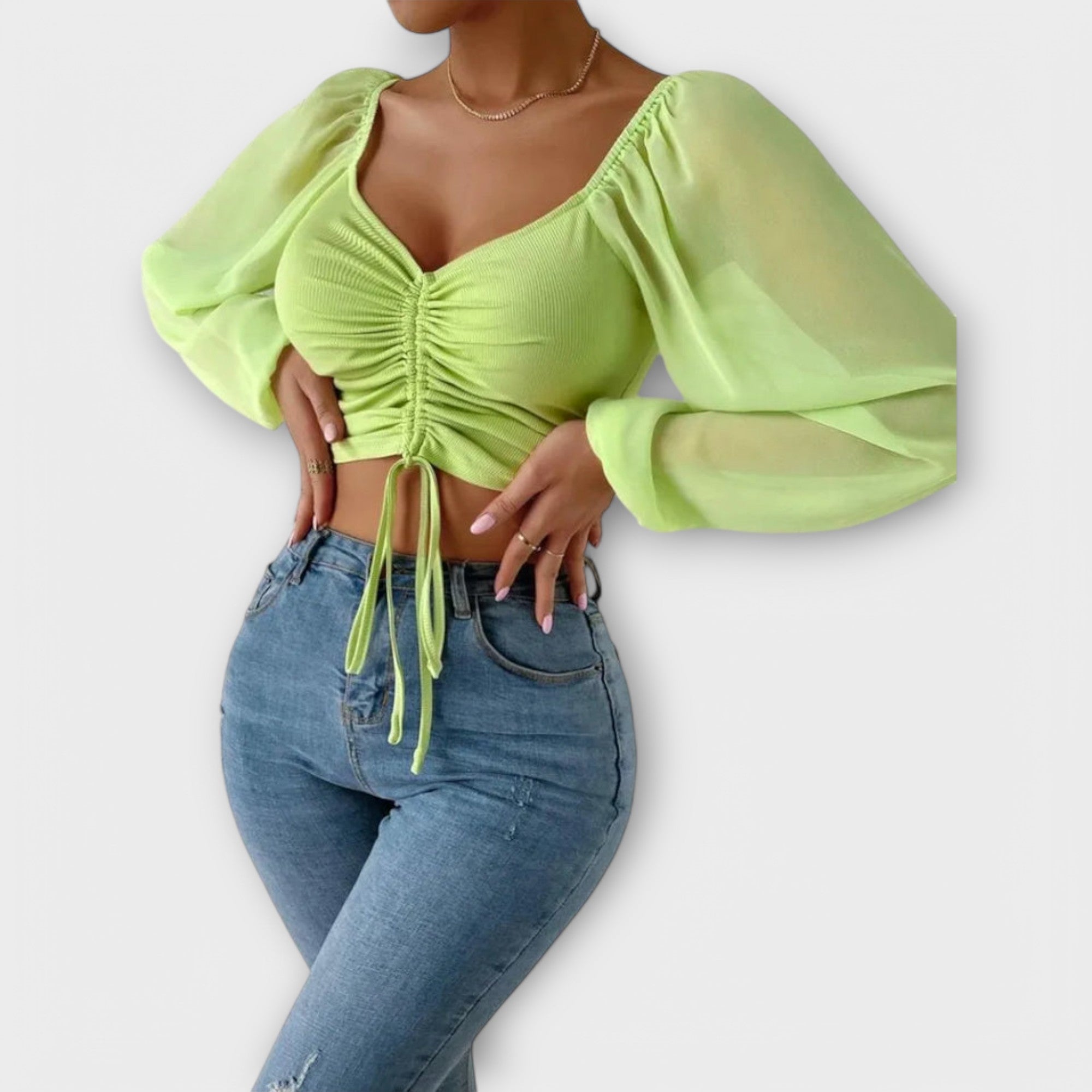 Jacqueline - Blusa de Noche Versátil