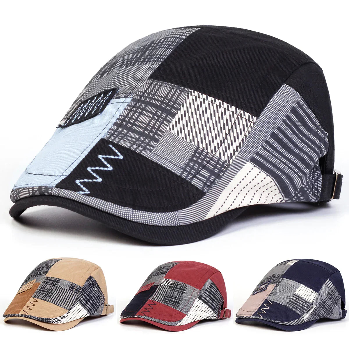 Bloom™ | Casquette en Velours Patchwork pour Homme
