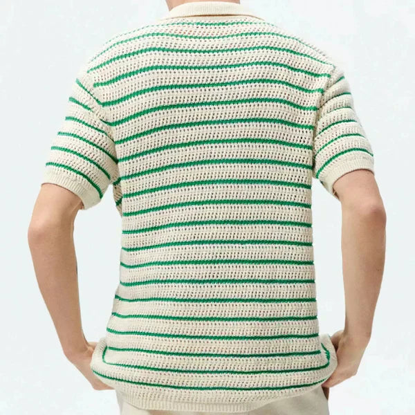 Marbella - Chemise en tricot Knop-Up