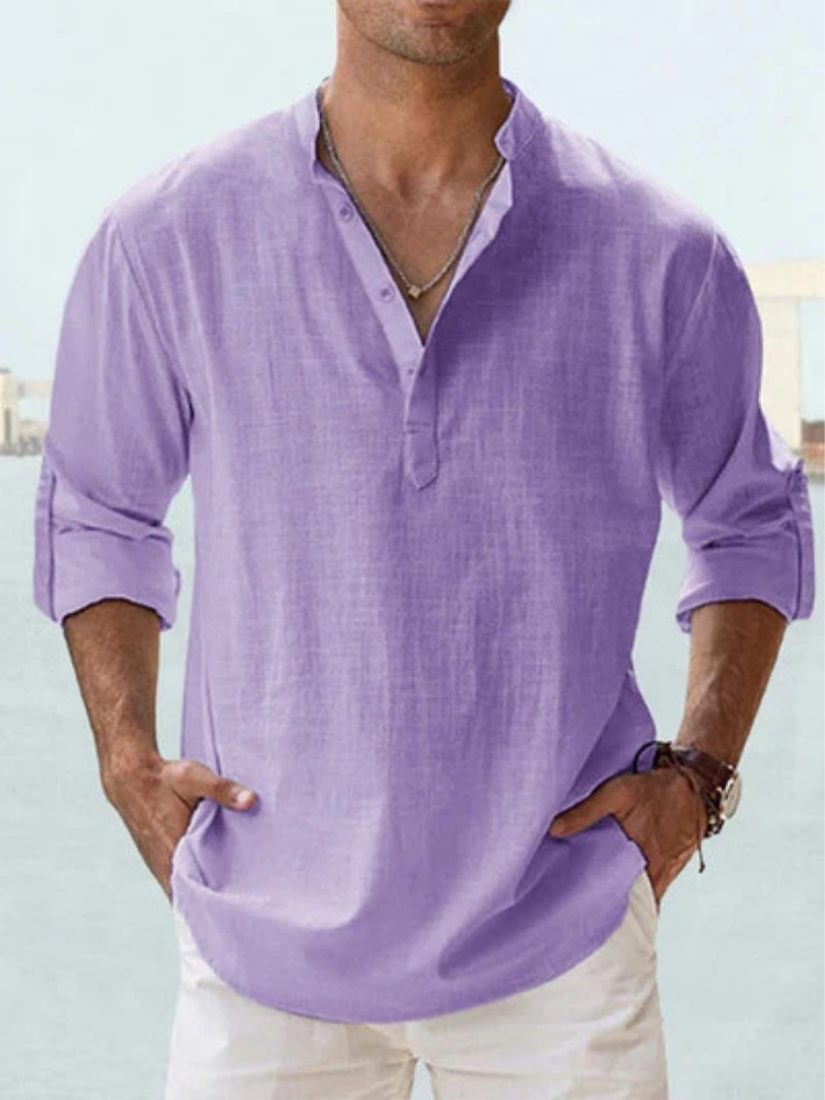Chemise respirante en lin