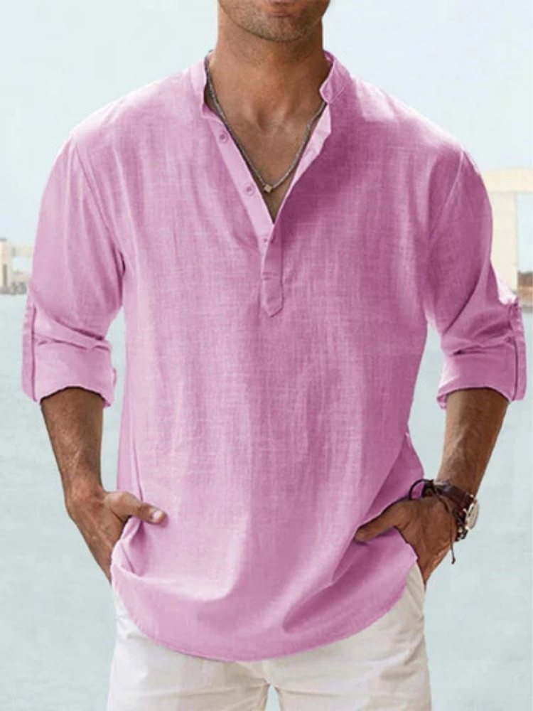 Chemise respirante en lin