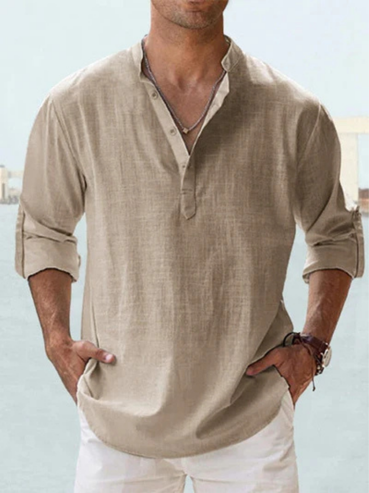 Chemise respirante en lin