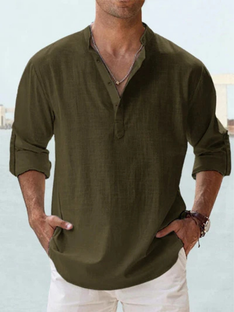 Chemise respirante en lin