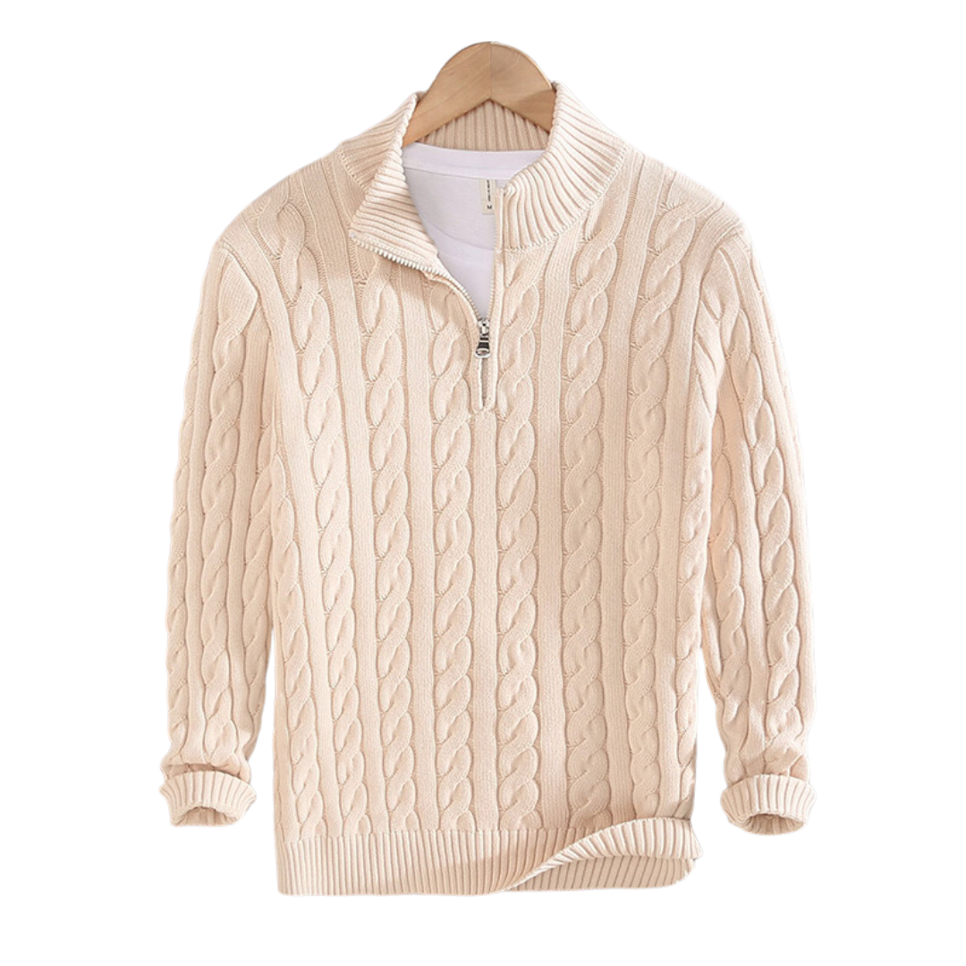 Lenoir™ | Sweat à capuche avec demi-fermeture éclair