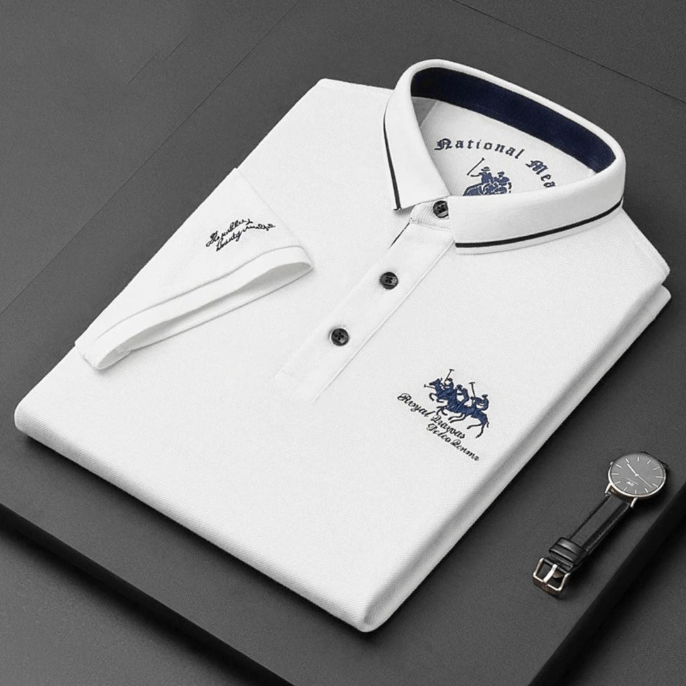 Polo homme confortable (OFFRE TEMPORAIRE : 1 ACHETÉ = 1 OFFERT !)