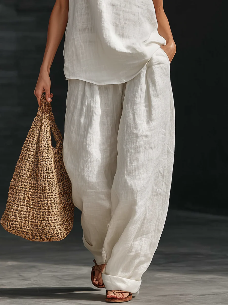 Zoë™ Ensemble sans manches avec pantalons larges