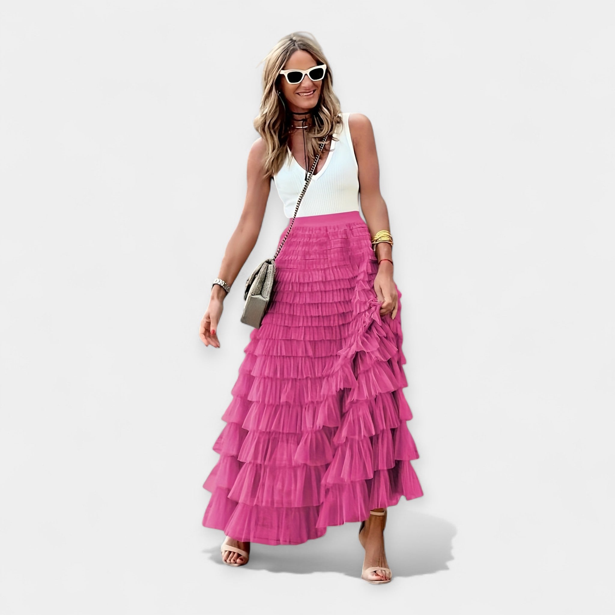 Jupe Boho avec Dentelle
