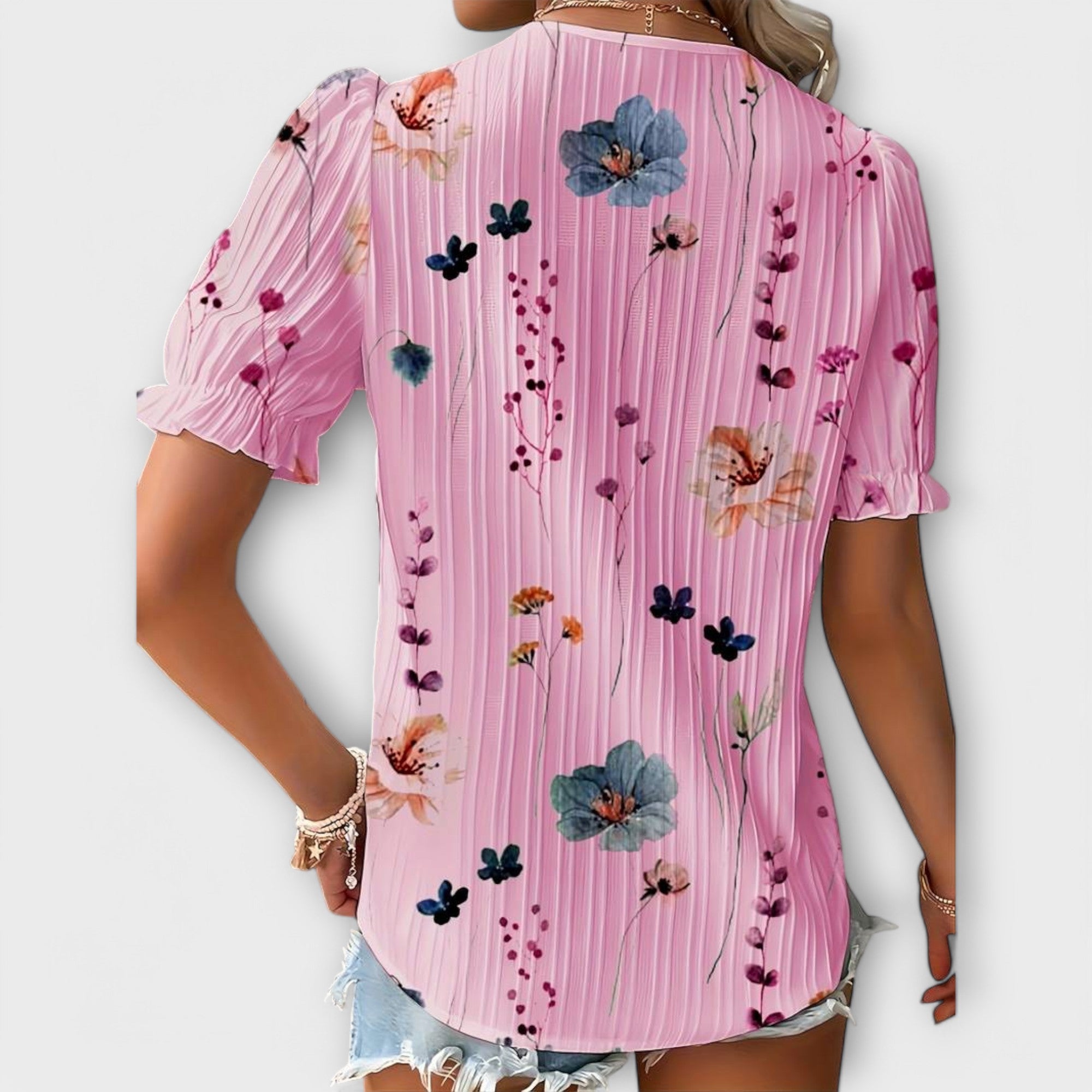 Emily - Elegante Blusa de V-hals