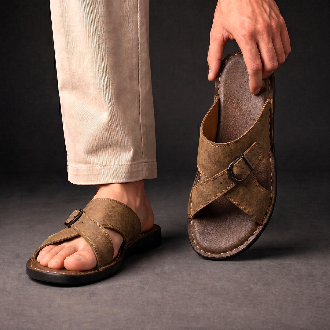 Sandales à brides croisées