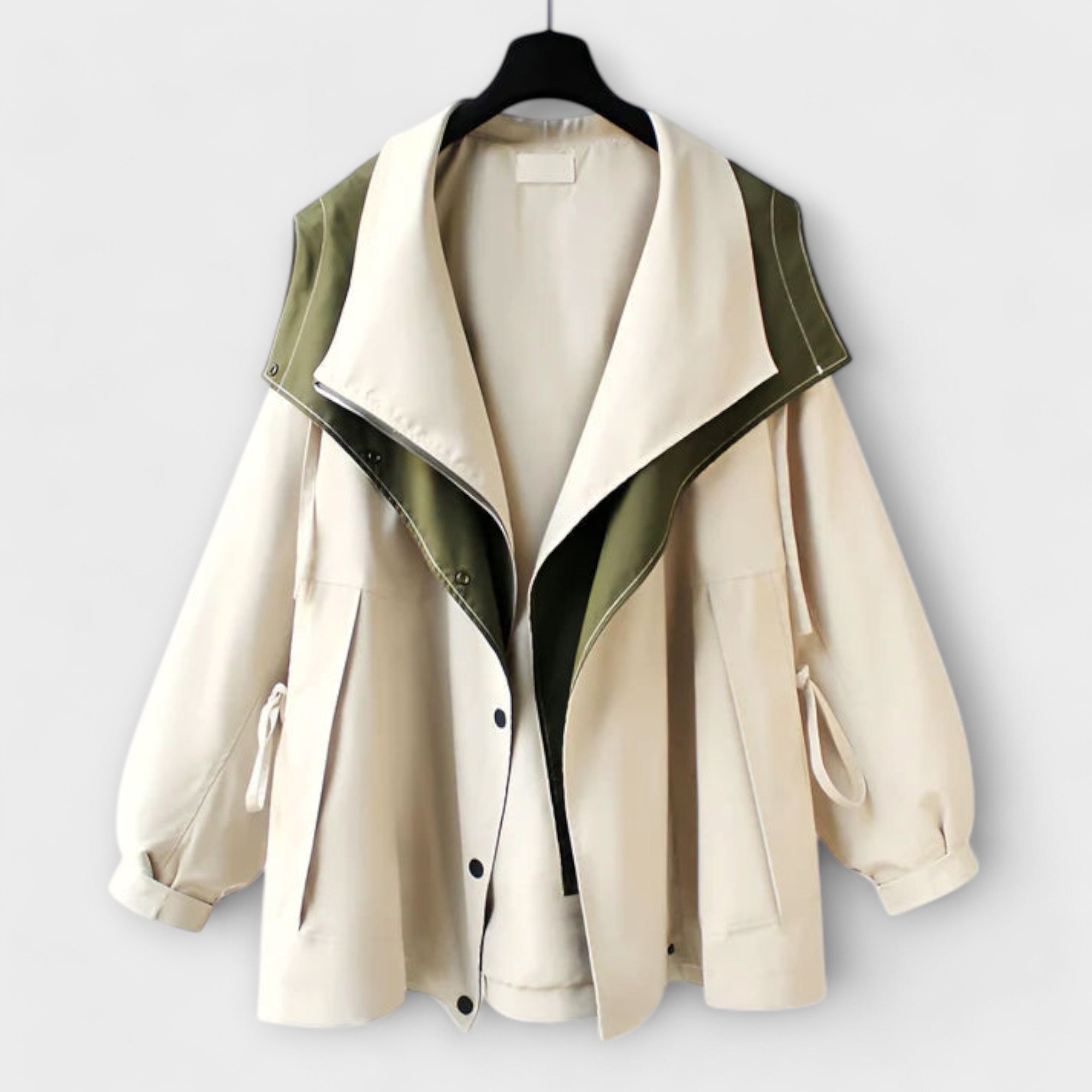 Trench-coat avec Caractéristiques Imperméables