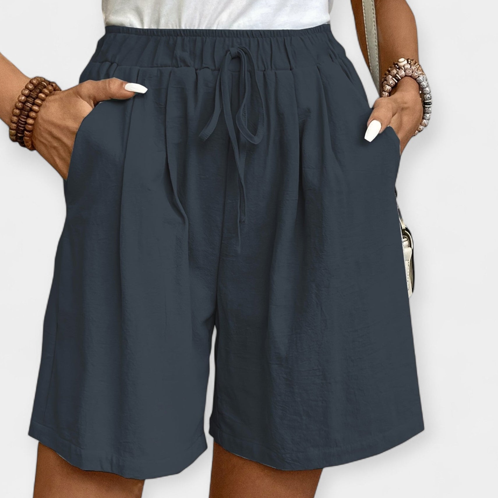 Pantalon Léger avec Brillance Subtile