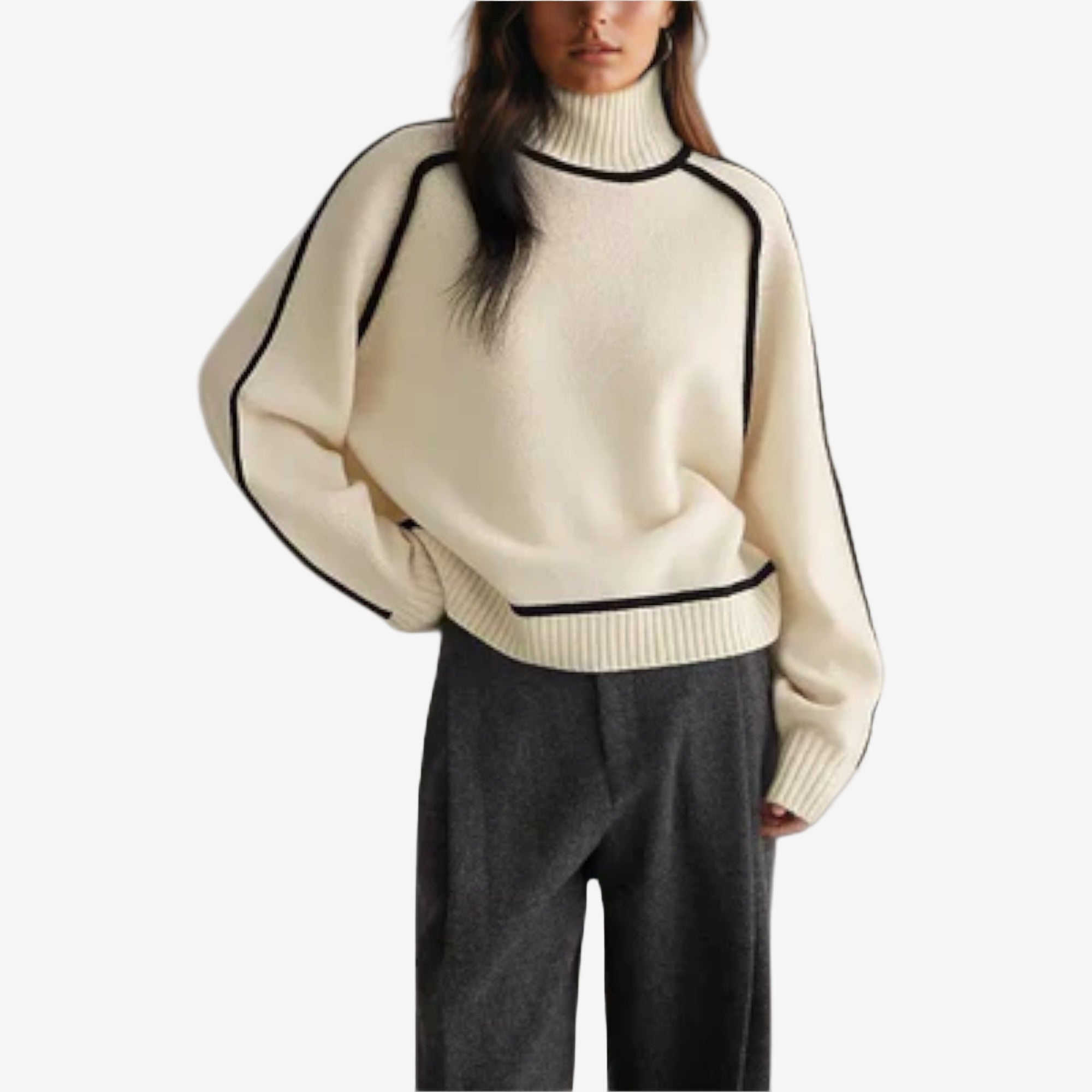Emilie™ Pull Col Montant