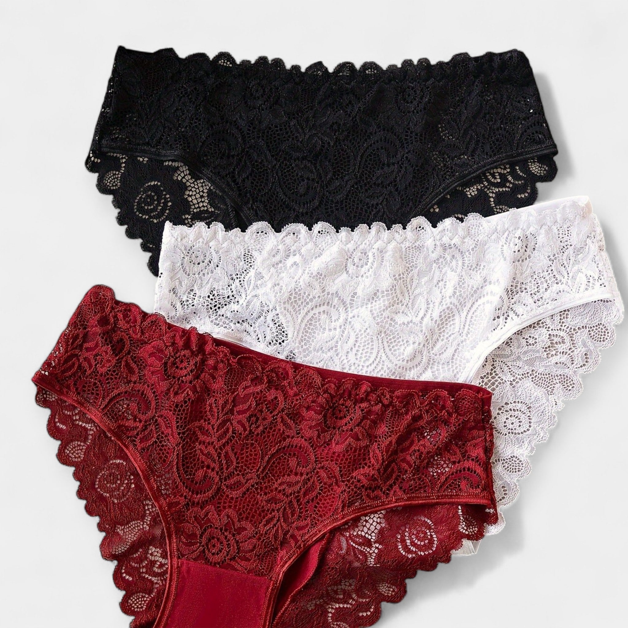 Pack de 3 Slips en Dentelle