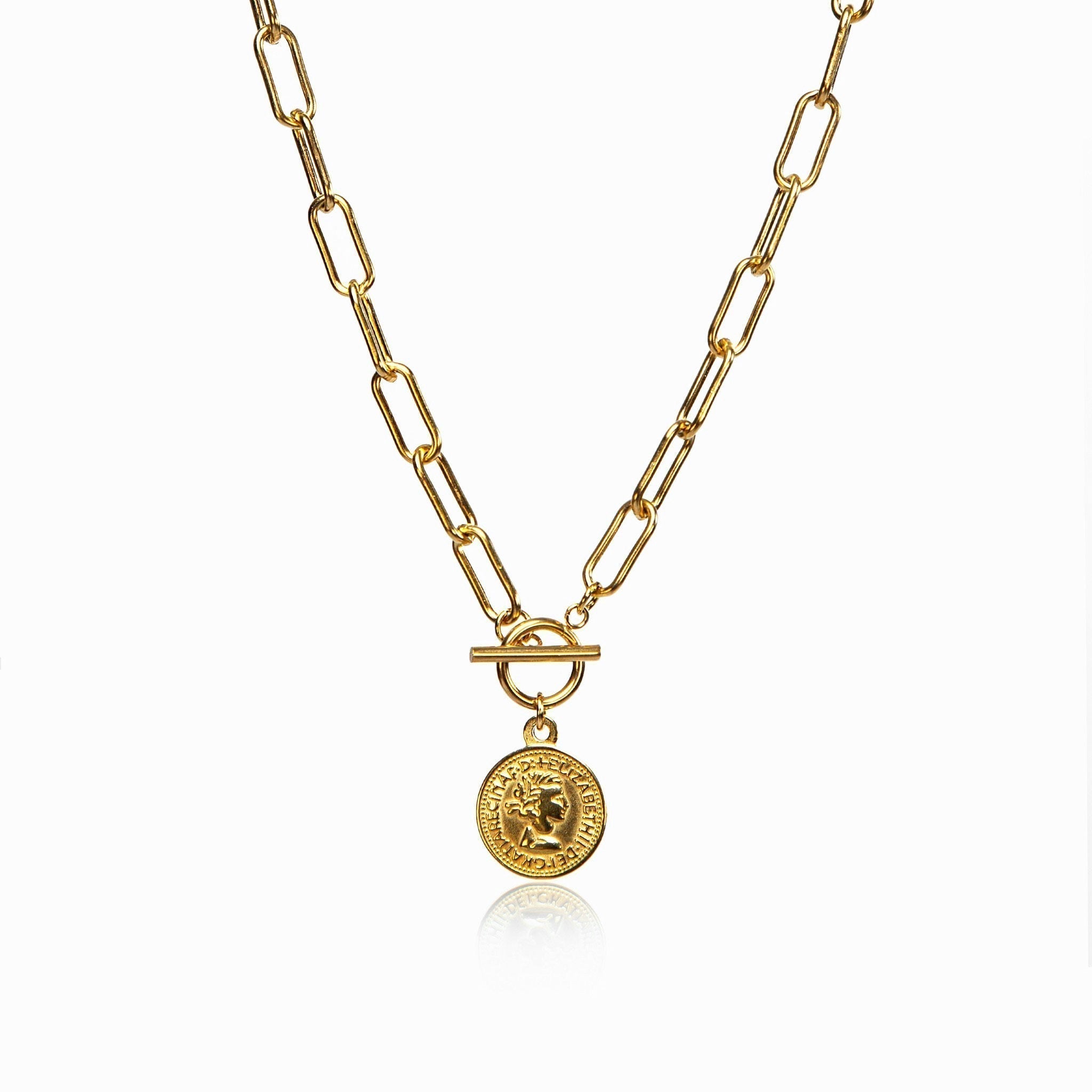 Collier de 10 Centavos Doré