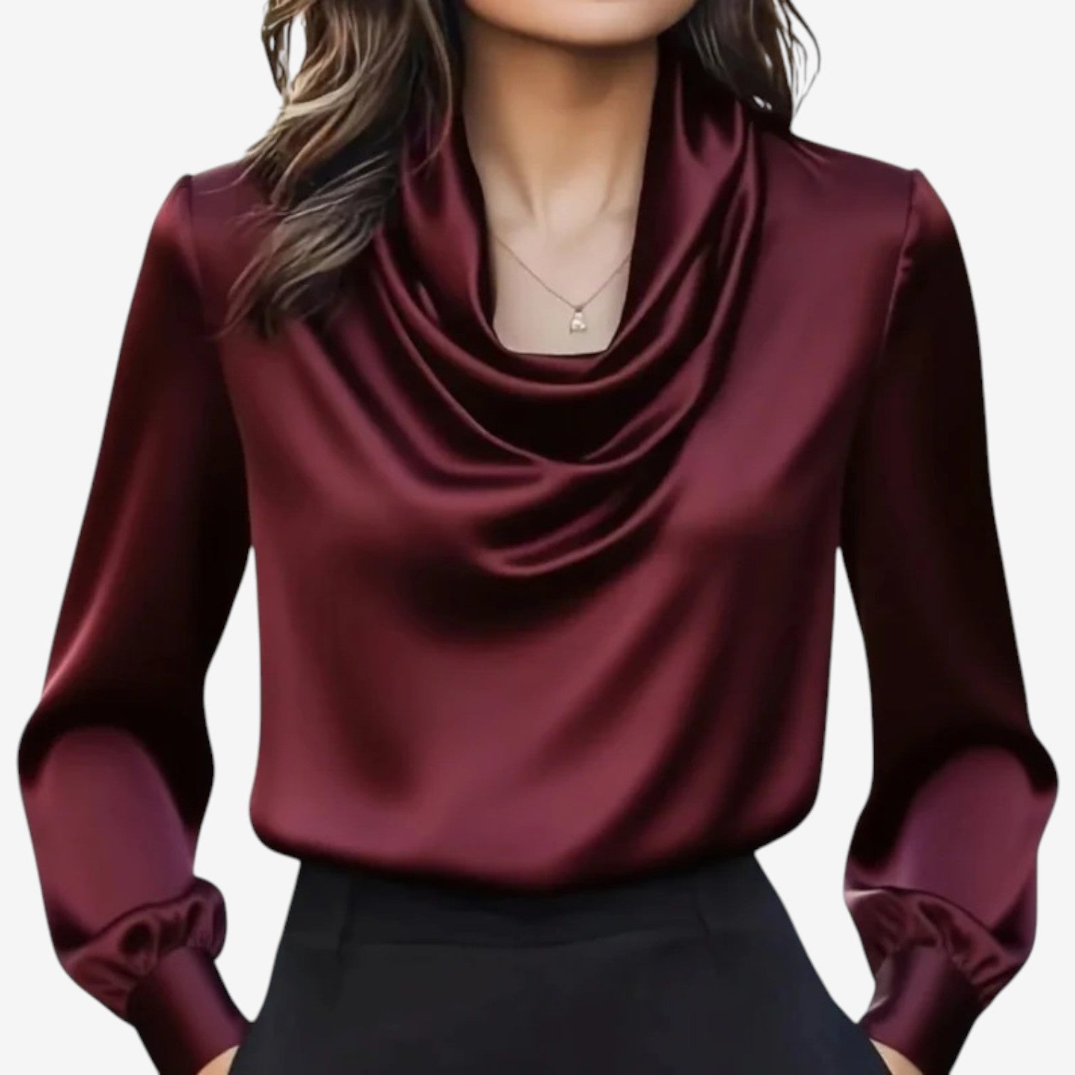 Blouse Katia™ avec Col Drapé