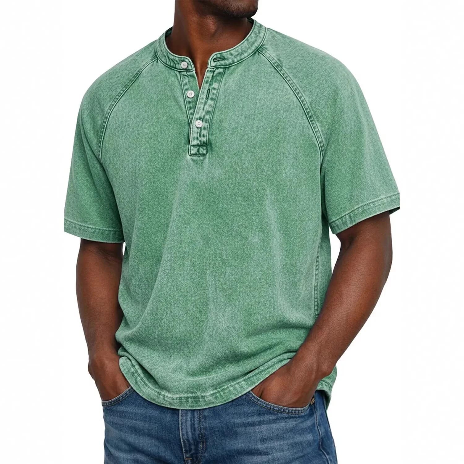 Henley style marin