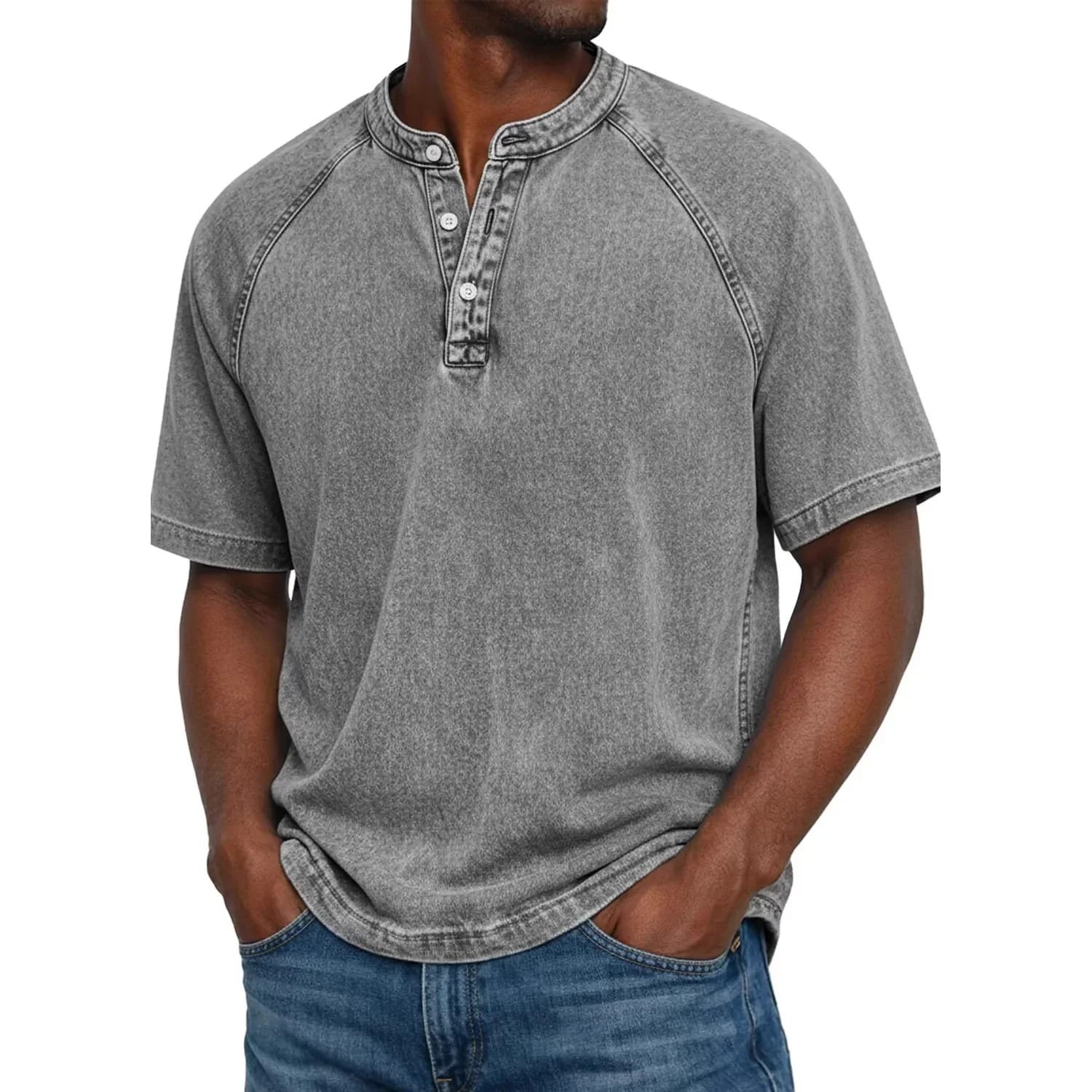 Henley style marin