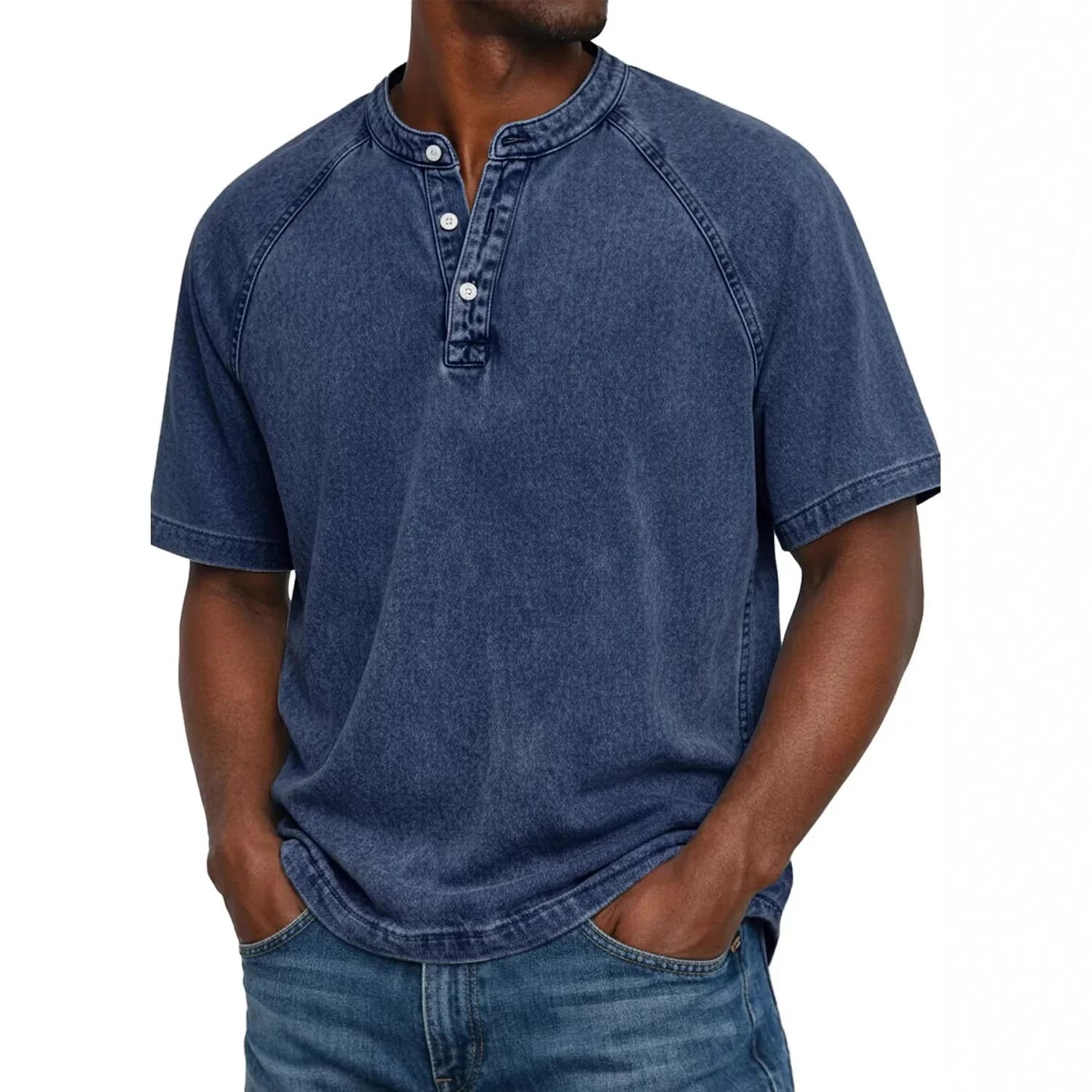 Henley style marin