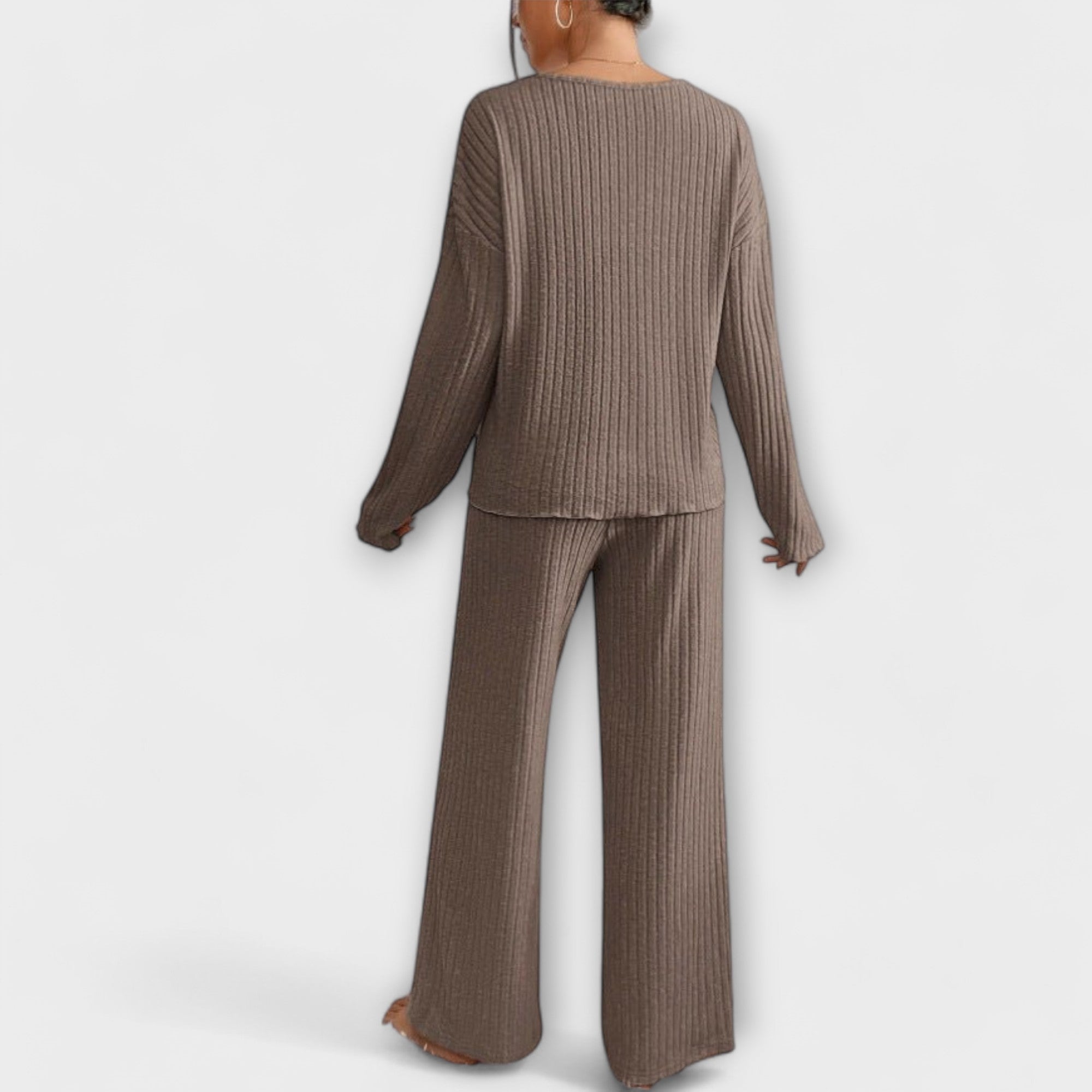 Ensemble de Lounge Rayé