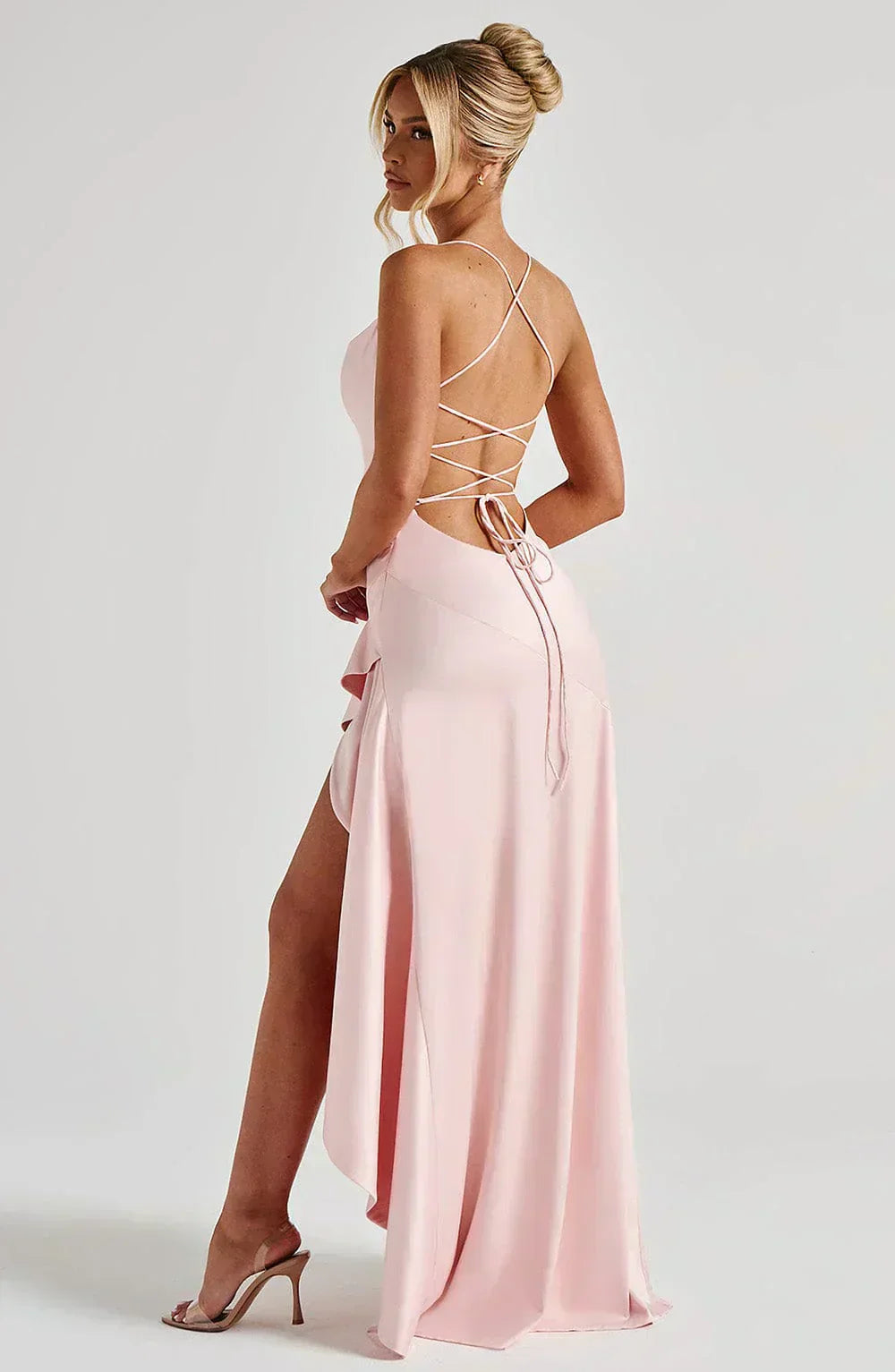 Robe Maxi avec Volants