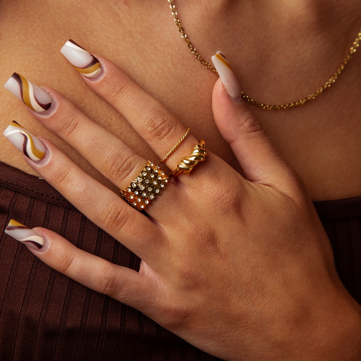 Bague Tressée Élégante