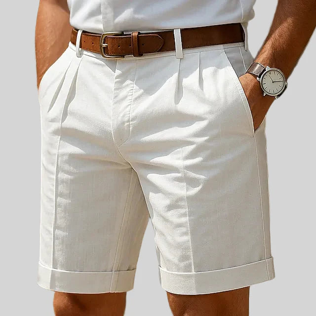 Short d'été plissé