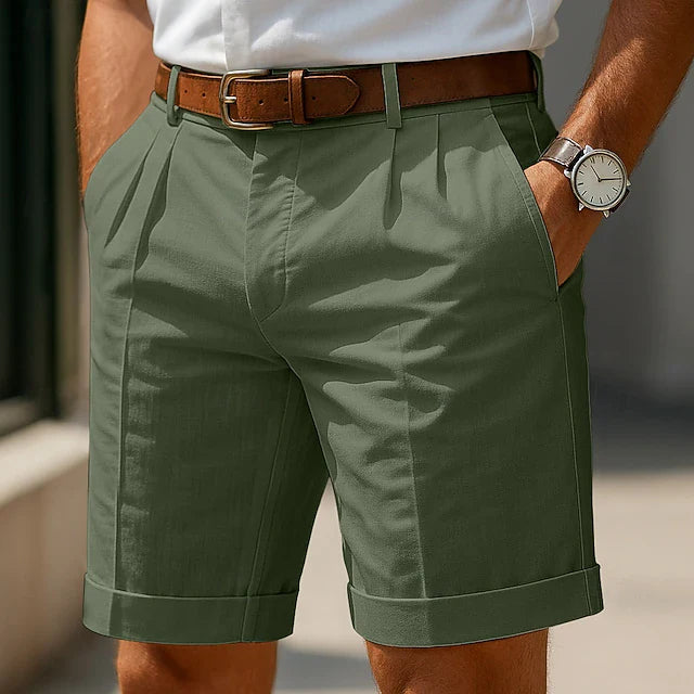Short d'été plissé