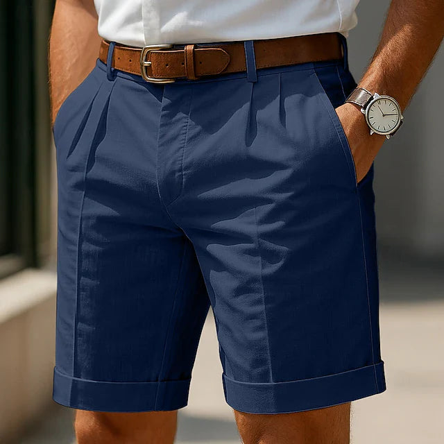 Short d'été plissé